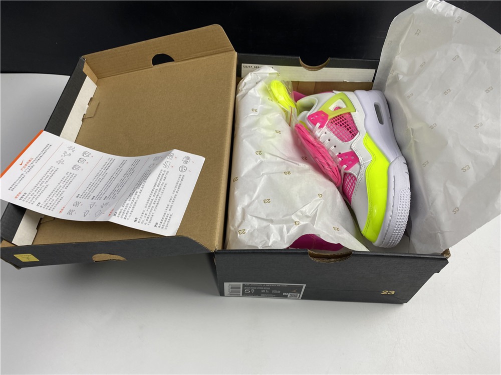 Air Jordan 4 GS Lemon Venom CV7808-100